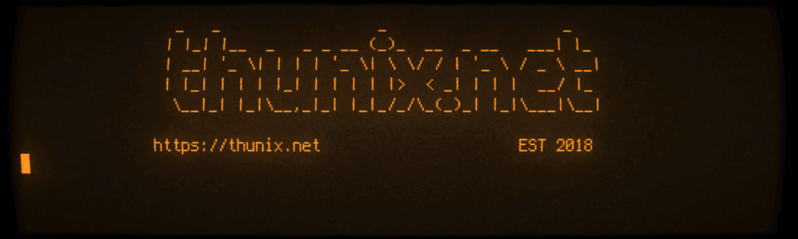 ☣ thunix ☣